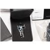 Image 2 : Selection of Harley Davidson collectibles including custom made skeleton key, members coin, travel b