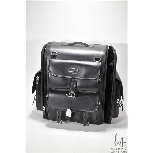 Leather Saddlemen travel backpack