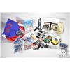 Image 1 : Playmobil Esso service station set and sports bag. Plus 5 Playmobil figure sets in box