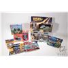 Image 1 : Selection of collectible toys including Lego Knights, Lego Creator, Back to the Future car & figure 