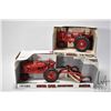 Image 1 : Two Ertl 1:16 scale die cast toys including Super M-TA Farmall and Hay Rake and a Farmall F-20 tract