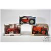 Image 1 : Three Ertl 1:16 scale die cast toys including Ford 8N, John Deere 1947 model MI and Farmall Cub trac