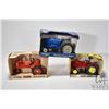 Image 1 : Three Ertl 1:16 scale die cast toys including Case "Vac" Tractor, Massey-Harris Pony and Fordson Sup