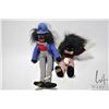 Image 1 : Two vintage Merry Thought Golliwog dolls including 21" and 13"