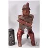 Image 10 : Three artisan made pottery figures by artist Jalisco, note: all have some damage, each approximately