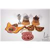 Image 1 : Selection of vintage motorcycle collectibles including Edmonton Motorcycle club patches, 1950's & 60