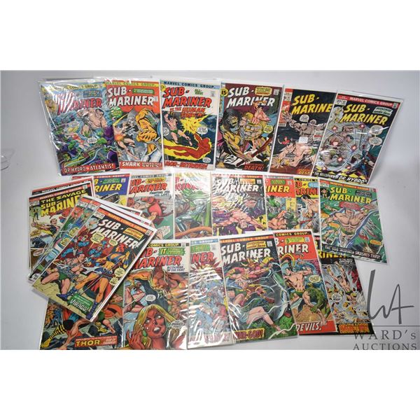 25 Marvel comics "Sub-Mariner" assorted #'s 41-72