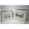 Image 1 : Two framed original watercolour paintings, both water scenes and both by artist Robert Campbell, one
