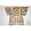 Image 1 : Five Marvel comics "The Avengers" including 96 Feb, 97 March, 98 April, 99 May & 100 June
