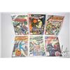 Image 1 : Six Marvel comic books including five of The Amazing Spiderman and one Spiderman and the Man Thing