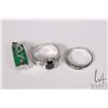 Image 1 : Selection of jewellery including 10kt white gold "I LOVE YOU" ring set with nine channel set white d