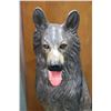 Image 2 : Painted plaster Alsatian ( German Shepherd), 30" in height. NOTE: This Lot Is Not Available For Ship