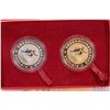 Image 2 : Double box set of 2008 Beijing Olympics medals with Chinese documentation and original box