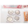 Image 2 : Two bank notes including a Bank of England 10 shilling and a East Carribean 1 dollar plus five Asian