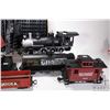 Image 2 : Bachmann G scale "Big Haulers Rocky Mountain Express" electric train set including steam locomotive 
