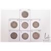 Image 1 : Seven Canadian 50 cent coins including 1912, 1913 plus 1916-1920 inclusive