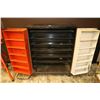 Image 2 : Echlin parts bin cabinet with double doors and five shelves, 40 1/2" H X 30 1/2" W X 13 1/2" D