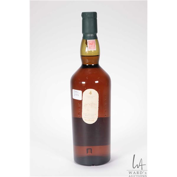 Lagavulin/ Dark Intense Lagavulin/ Malt Whisky/ 42.9% ABV/ 750ML Note: missing bottom label    Shipp