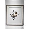 Image 1 : Framed limiited edition print "Mother's Care" pencil signed by artist Wally Kakepenum, 76/250, overa