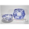 Image 1 : Two pieces of Royal Crown Derby "Mikado" in 10" center bowl and 10 1/2" snack tray. NOTE: This Lot I