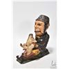 Image 2 : Vintage cast iron "Paddy and the Pig" mechanical bank, 8" in height, age not confirmed
