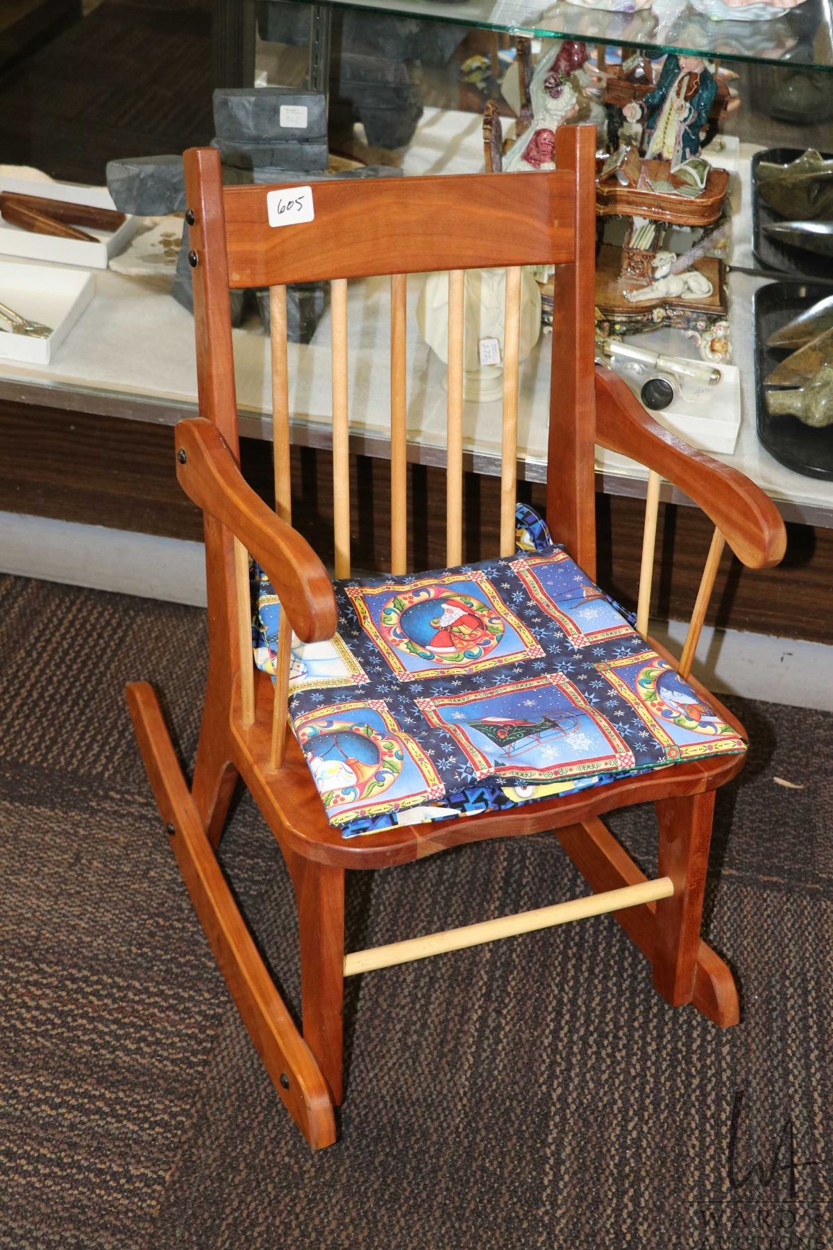 Custom Rocking M Custom made cherry wood child's rocking chair