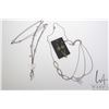 Image 1 : Three pieces of Silpada sterling silver jewellery including hammered oval link necklace 34", "Daintr