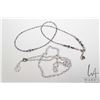 Image 1 : Two pieces of Silpada jewellery including faceted crystal, quartz toggle clasp necklace 32" and agat