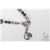 Image 2 : Two pieces of Silpada jewellery including faceted crystal, quartz toggle clasp necklace 32" and agat