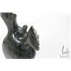 Image 3 : Four Inuit soapstone carvings including bird by Mabel Amiganiuik, Coppermine, with original Eskimo A