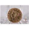 Image 1 : Gold US 2 1/2 dollar coin, "Coronet Head" 1903