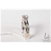 Image 2 : Ladies 14kt white gold and diamond engagement ring set with center natural VS-1, .59ct round brillia