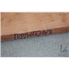 Image 3 : Two4/4 thick planks of Cumaru wood, one plank 158" X 10" and one 115" X 8". NOTE: This Lot Is Not Av