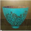 Image 2 : Framed 36" X 36" gilt framed print titled "Blossom Bowl" by Armie Fiske, sold by the Bombay Company.