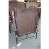 Image 2 : Four folding patio chairs with metal frames