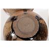 Image 3 : Four pieces of pottery including hand signed bowl, pedestal pot and 12 1/2" diameter charger
