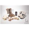 Image 1 : Two pairs of women's boots including Chef "Cherokee" Chief Canadian made seal skin boots, size 6, ap
