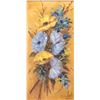Image 2 : Gilt framed oil on board still-life painting, signed by artist E. (Edie) Bryson, '69, 19" X 10". NOT