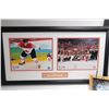 Image 2 : Three wall hangings, all hockey theme including a pair of miniature plates, Team Canada Champions et