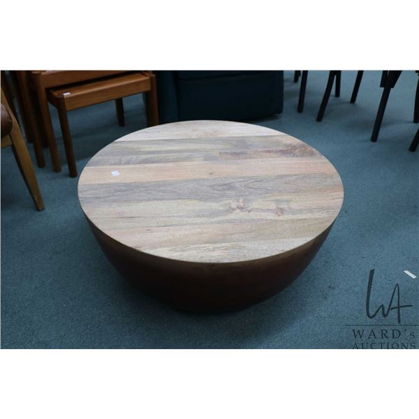 Pier One Imports modern, mid century style 31" diameter coffee table