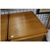 Image 2 : Mid century modern teak, three drawer filing cabinet, note: will fit legal size, 39" X 20" X 24"