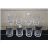 Image 1 : Selection of Waterford crystal "Lismore" tumblers including eight 4 1/2" and four 5 1/2"