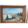 Image 2 : Three framed vintage pastel drawings, all landscapes, signed by artist (Maisie) Wride, ranging in si