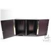 Image 2 : English Art book style double sided DVD cabinet, 14" H X 18" W X 8" D