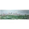 Image 2 : Framed original oil on canvas painting of an Edmonton City scape by Canadian artist Richard Dixon, 1