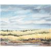 Image 2 : Framed oil on canvas painting titled on verso "Elk Island Trees" by Canadian artist Richard Dixon, 1
