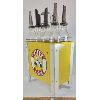 Image 2 : WHITE ROSE OIL BOTTLE RACK W/ BOTTLES & SPOUTS