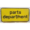 Image 1 : PARTS DEPARTMENT SIGN
