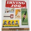 Image 1 : LOT OF 6 - GAS STATION EPHEMERAL - INCL IRVING 100 SIGN, SUPERTEST ONTARIO MAP, ADS, ETC.
