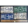 Image 1 : LOT OF 4 - ONTARIO LICENCE PLATES - INCL 1970 & 1971